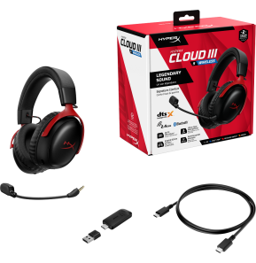 Casque gaming sans fil Bluetooth HyperX Cloud III S (A59Z0AA)