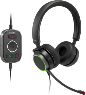 Micro-casque filaire Snom A330D - Jack 3,5mm / USB (00004598)