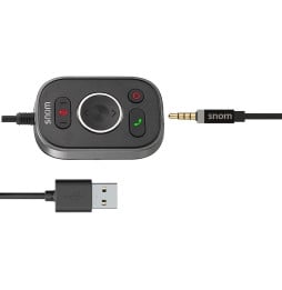Micro-casque filaire Snom A330D - Jack 3,5mm / USB (00004598)