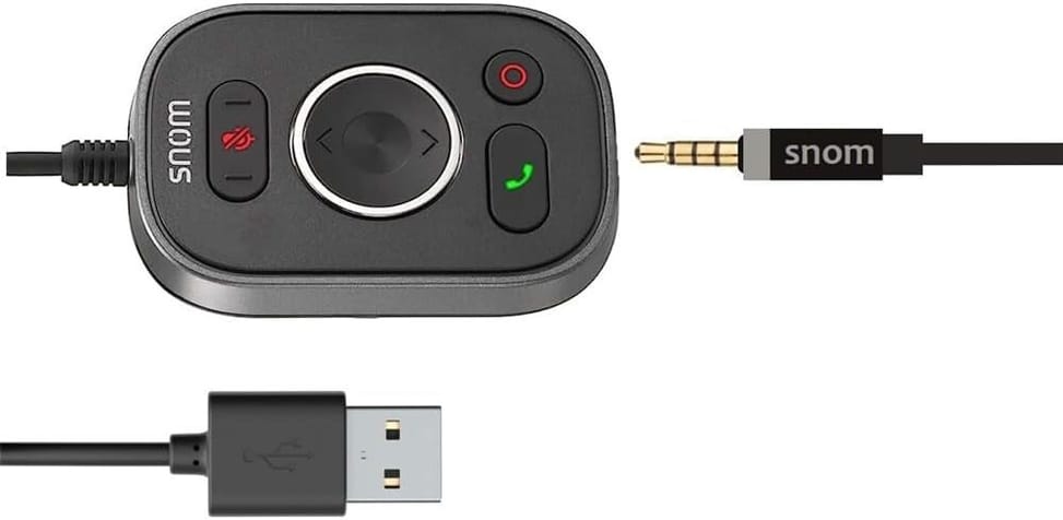 Micro-casque filaire Snom A330D - Jack 3,5mm / USB (00004598) — image 4