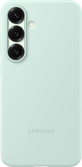 Étui Samsung en silicone pour Galaxy S25 - Mint (EF-PS931CMEGWW)