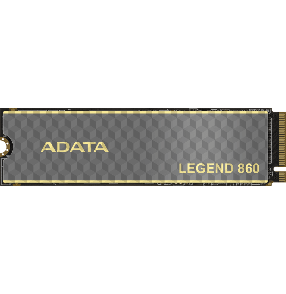 Disque Dur interne SSD ADATA LEGEND 860 PCIe Gen4 x4 M.2 2280 - 500 Go (SLEG-860-500GCS)