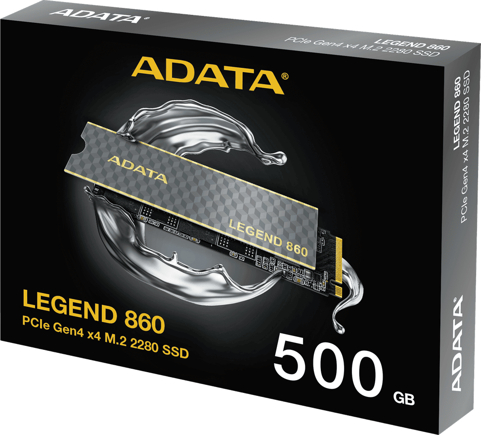 Disque Dur interne SSD ADATA LEGEND 860 PCIe Gen4 x4 M.2 2280 - 500 Go (SLEG-860-500GCS) — image 7