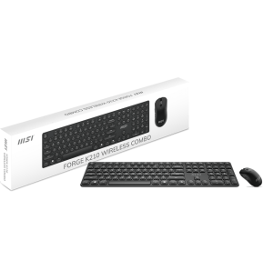 Ensemble clavier et souris sans fil MSI FORGE K210 - Qwerty (S11-43US221-Y92)