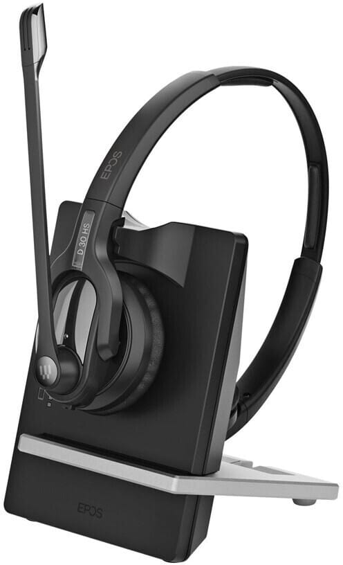 سماعة رأس بميكروفون لاسلكية DECT لهواتف المكتب Epos D30 EU (1000987) — صورة 1
