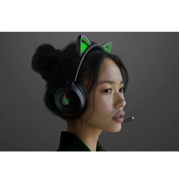 Casque gaming Razer Kraken Kitty V3 X Noir - Jack 3,5 mm (RZ04-05350200-R3M1)
