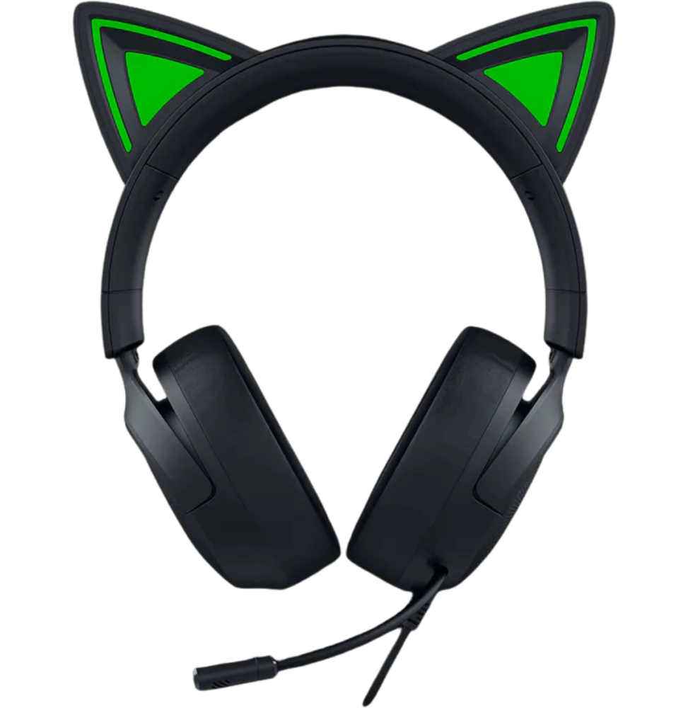 Casque gaming Razer Kraken Kitty V3 X Noir - Jack 3,5 mm (RZ04-05350200-R3M1)