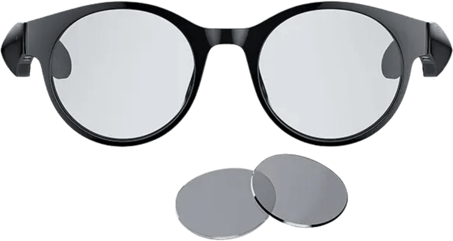 Anzu - Smart Glasses (Round Blue Light + Sunglass L) (RZ82-03630400-R3M1) — image 1