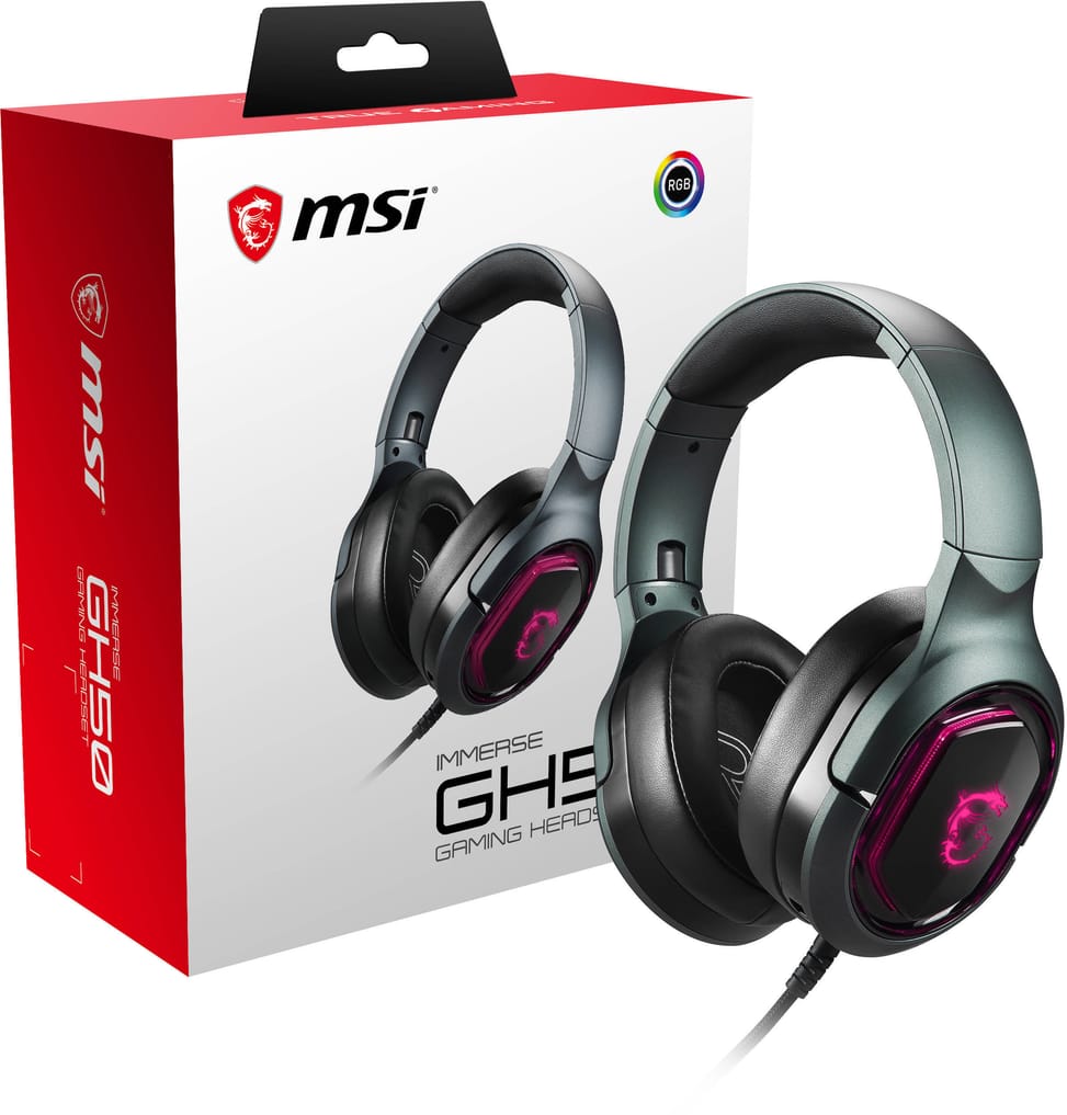 Casque gaming MSI Immerse GH50 - USB (S37-0400110-SV1) — image 11
