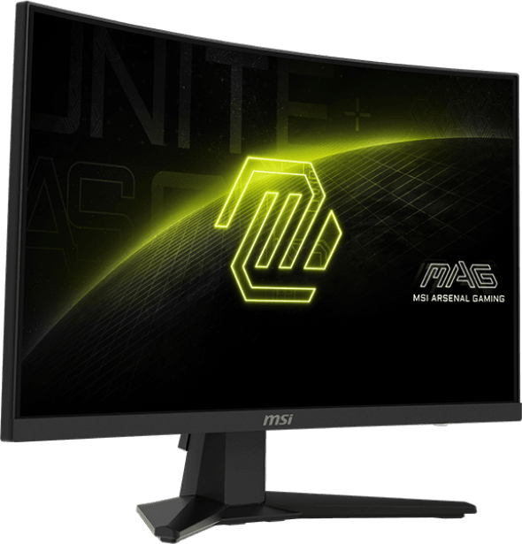 Écran incurvé Gaming 24" Full HD MSI MAG 244C (9S6-3BB31H-029) — image 2