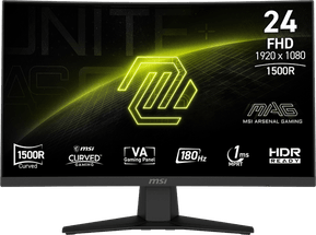 Écran incurvé Gaming 24" Full HD MSI MAG 244C (9S6-3BB31H-029)