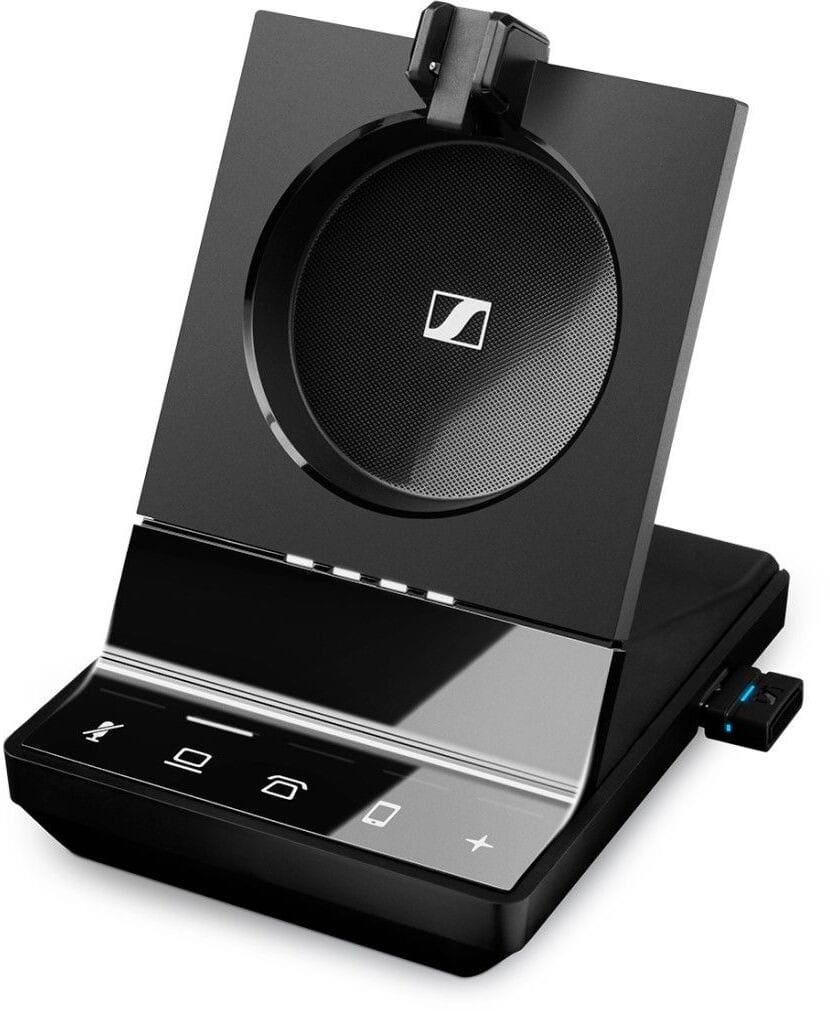 سماعة رأس بميكروفون أحادية الأذن لاسلكية DECT EPOS IMPACT SDW 5036 (مزود طاقة, كابل USB, Dongle, قاعدة) (1001025) — صورة 5