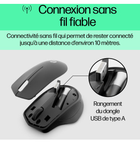 Souris sans fil silencieuse HP 280 (19U64AA)