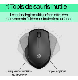 Souris sans fil silencieuse HP 280 (19U64AA)