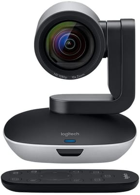 Caméra vidéo HD 1080p Logitech PTZ Pro 2 avec fonctions améliorées de mouvement (960-001186)