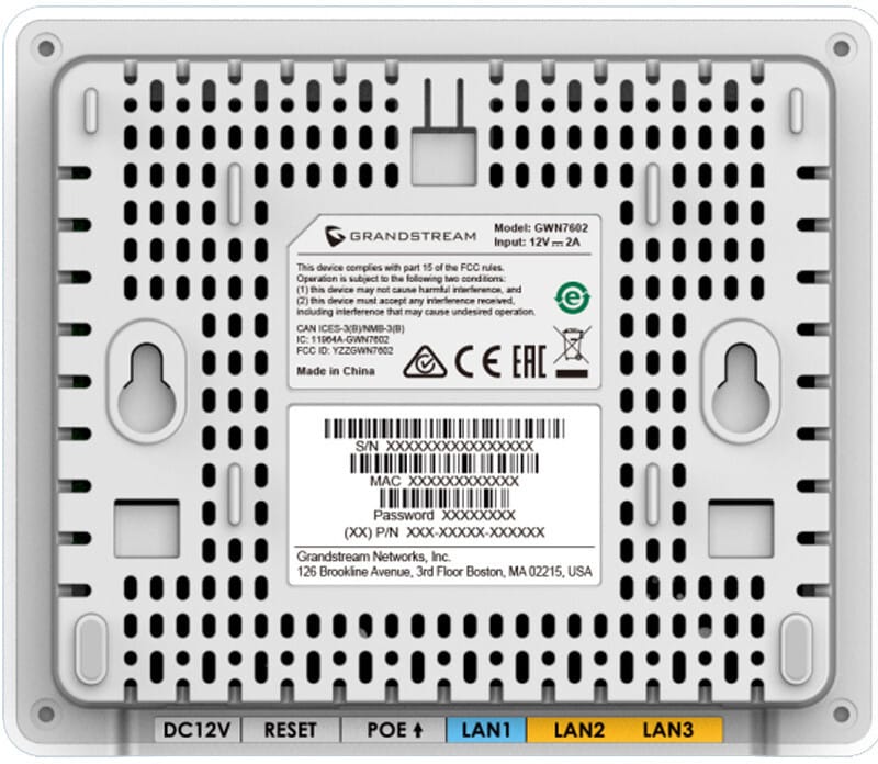 Point d'accès WiFi 6 AX3000 Grandstream GWN7604 double bande 2x2:2 MU-MIMO — image 3