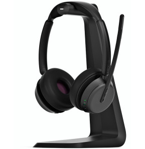 Micro-casque sans fil Bluetooth EPOS IMPACT 1061 ANC avec sa base de chargement à induction (1001131)