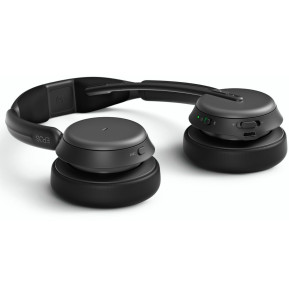 Micro-casque sans fil Bluetooth EPOS IMPACT 1061 ANC avec sa base de chargement à induction (1001131)