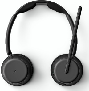Micro-casque sans fil Bluetooth EPOS IMPACT 1061 ANC avec sa base de chargement à induction (1001131)