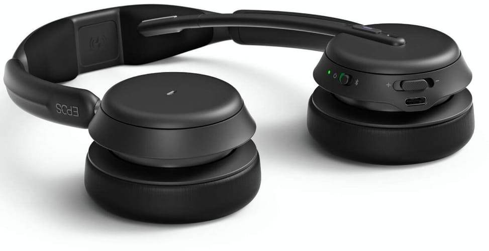 Micro-casque sans fil Bluetooth EPOS IMPACT 1061T avec base de chargement à induction (1001173) — image 10