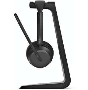 Micro-casque sans fil Bluetooth EPOS IMPACT 1061T ANC avec sa base de chargement à induction (1001171)