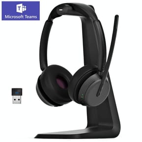 سماعة رأس بميكروفون لاسلكية Bluetooth EPOS IMPACT 1061T ANC مع قاعدة شحن بالحث (1001171)