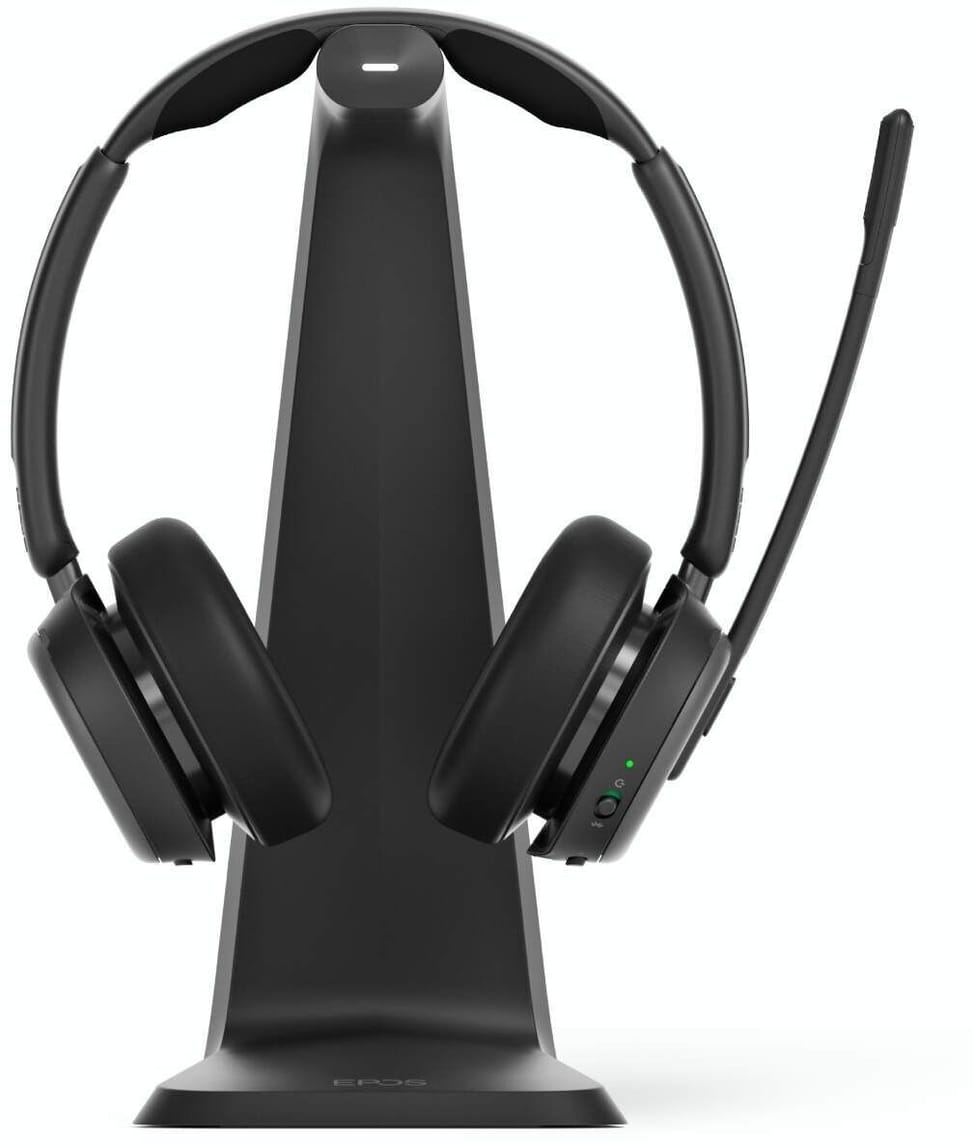 Micro-casque sans fil Bluetooth EPOS IMPACT 1061T ANC avec sa base de chargement à induction (1001171) — image 3