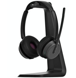 Micro-casque sans fil Bluetooth EPOS IMPACT 1061T ANC avec sa base de chargement à induction (1001171)