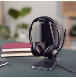 Micro-casque sans fil Bluetooth EPOS IMPACT 1061T ANC avec sa base de chargement à induction (1001171)
