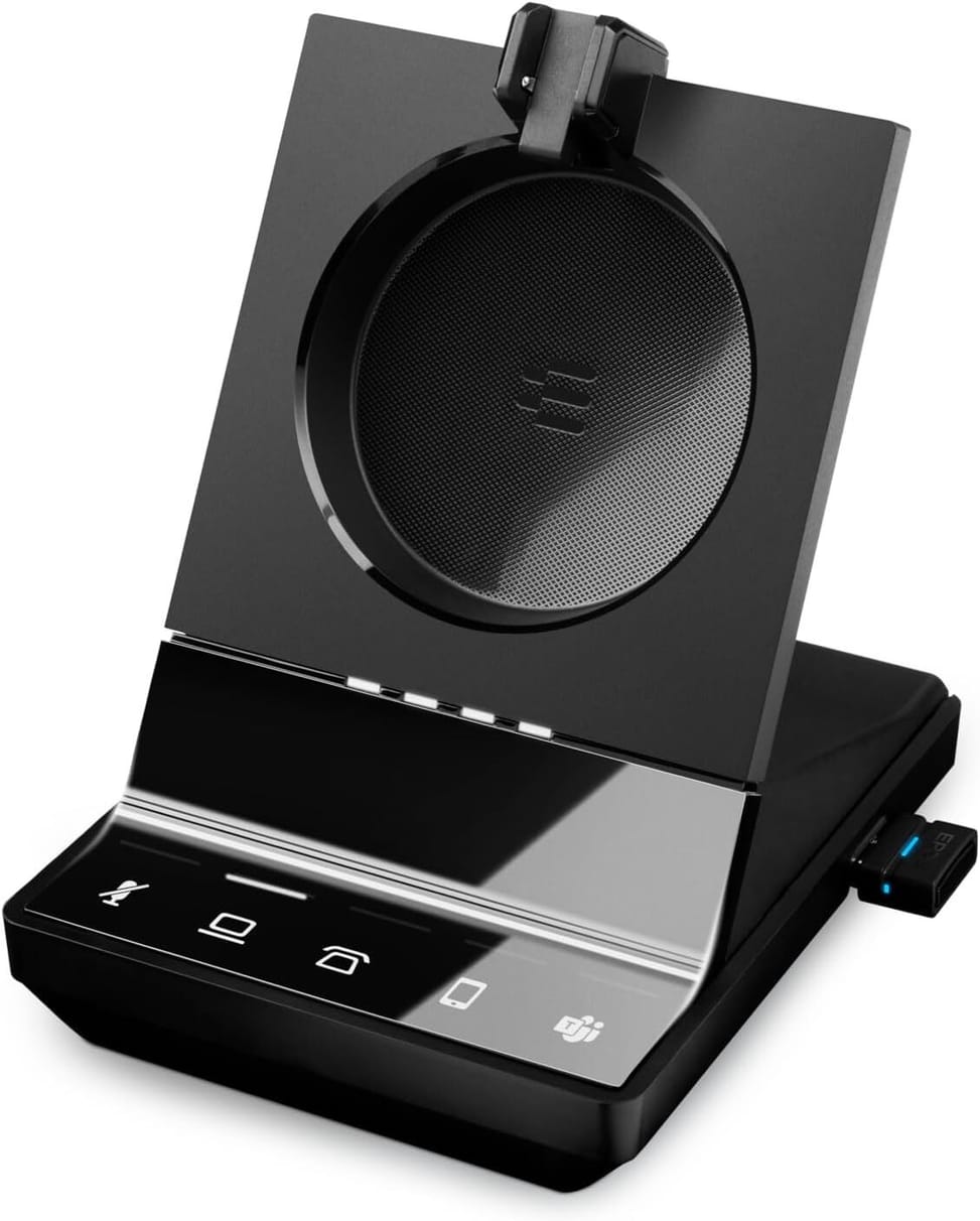 سماعة رأس لاسلكية DECT EPOS IMPACT SDW 5066T مع قاعدة شحن (1001039) — صورة 5