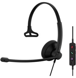 Micro-casque filaire Epos Impact 100 MS monaural USB-C et USB-A (1001419)