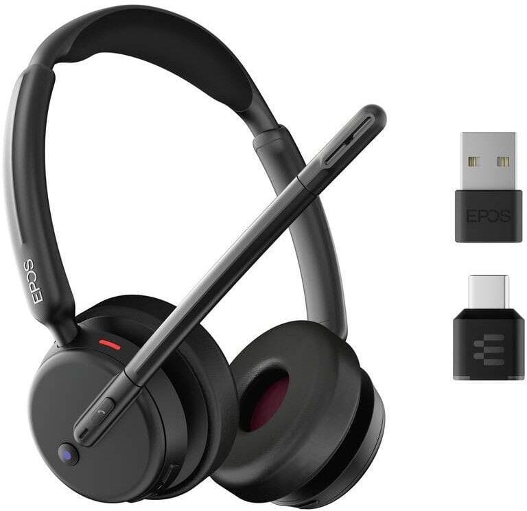 Epos Impact 500 MS UC ANC WL USB-C Wireless Bluetooth Headset with USB-A adapter (1001490) — image 1