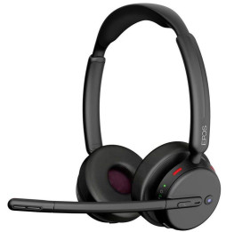 Micro-casque sans fil Bluetooth Epos Impact 500 MS UC ANC WL USB-C avec un adaptateur USB-A (1001490)