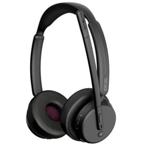 Micro-casque sans fil Bluetooth Epos Impact 500 MS UC ANC WL USB-C avec un adaptateur USB-A (1001490)