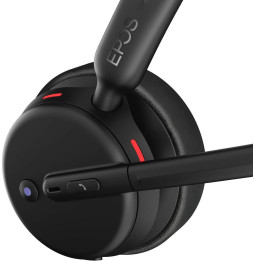 Micro-casque sans fil Bluetooth Epos Impact 500 MS UC ANC WL USB-C avec un adaptateur USB-A (1001490)