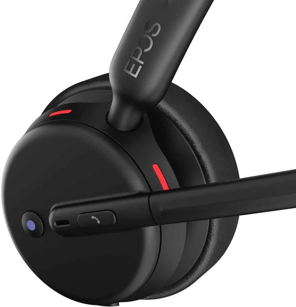 Micro-casque sans fil Bluetooth Epos Impact 500 MS UC ANC WL USB-C avec un adaptateur USB-A (1001490) — image 7