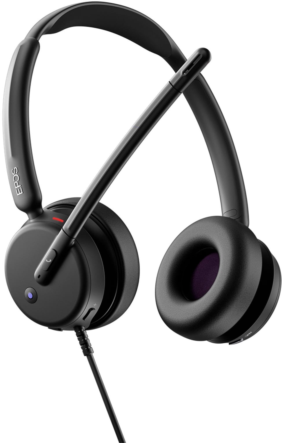 سماعة رأس بميكروفون سلكية Epos Impact 400 MS UC ANC USB-C مع محول USB-A (1001494) — صورة 1