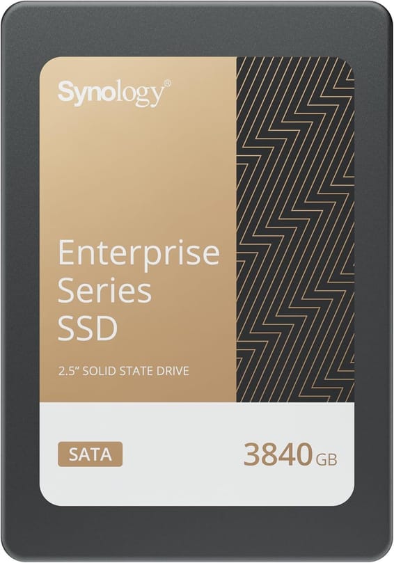 Disque Dur interne SSD Synology SAT5221 SATA III 2.5" Série Enterprise 3.84 To pour NAS (SAT5221-3840G)
