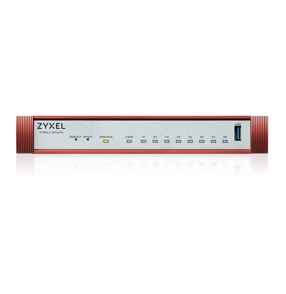 Pare-feu Zyxel USG FLEX100 H Series, 7 ports Gigabit avec un forfait sécurité d'un an (USGFLEX100HP-EU0102F)