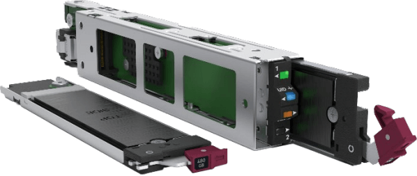 HPE NS204i-u Gen11 NVMe – Dispositif d’amorçage NVMe 480 Go RAID 1 (P48183-B21) — image 2