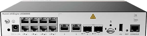 Huawei USG6000E-S03-AC Firewall 10 Gigabit Ports / 2 Ports 10GE SFP+ (02355YXH) — image 1