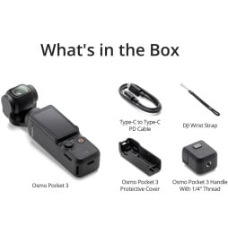 Caméra 4K stabilisée 3 axes DJI Camera Osmo Pocket 3 (CP.OS.00000301.01)