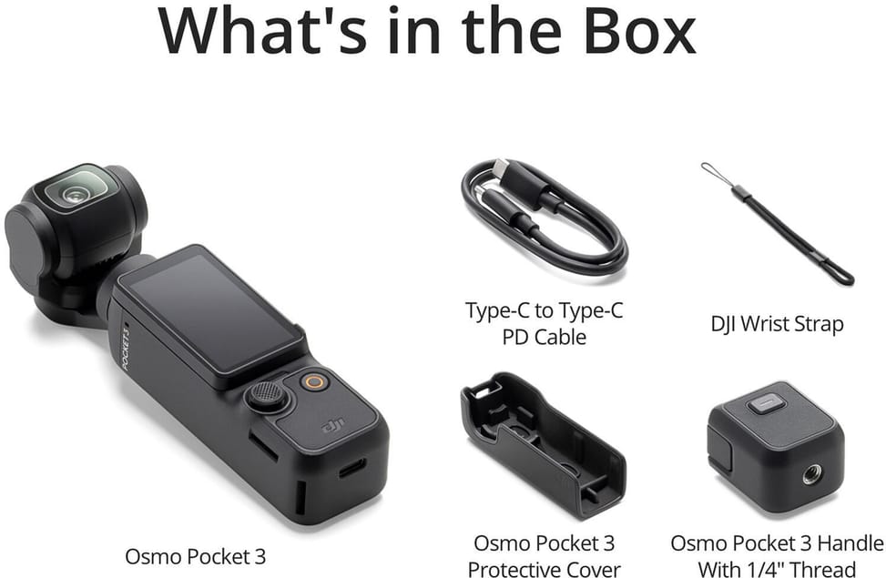 Caméra 4K stabilisée 3 axes DJI Camera Osmo Pocket 3 (CP.OS.00000301.01) — image 11