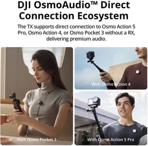 Microphone sans fil DJI Mic Mini pour caméra et smartphone (2 personnes) (CP.RN.00000433.01) — image 3