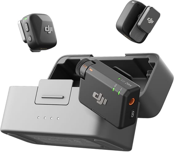 Microphone sans fil DJI Mic Mini pour caméra et smartphone (2 personnes) (CP.RN.00000433.01)