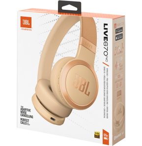 Casque Bluetooth JBL Casque Live 670 NC - Sand (1200130005060)