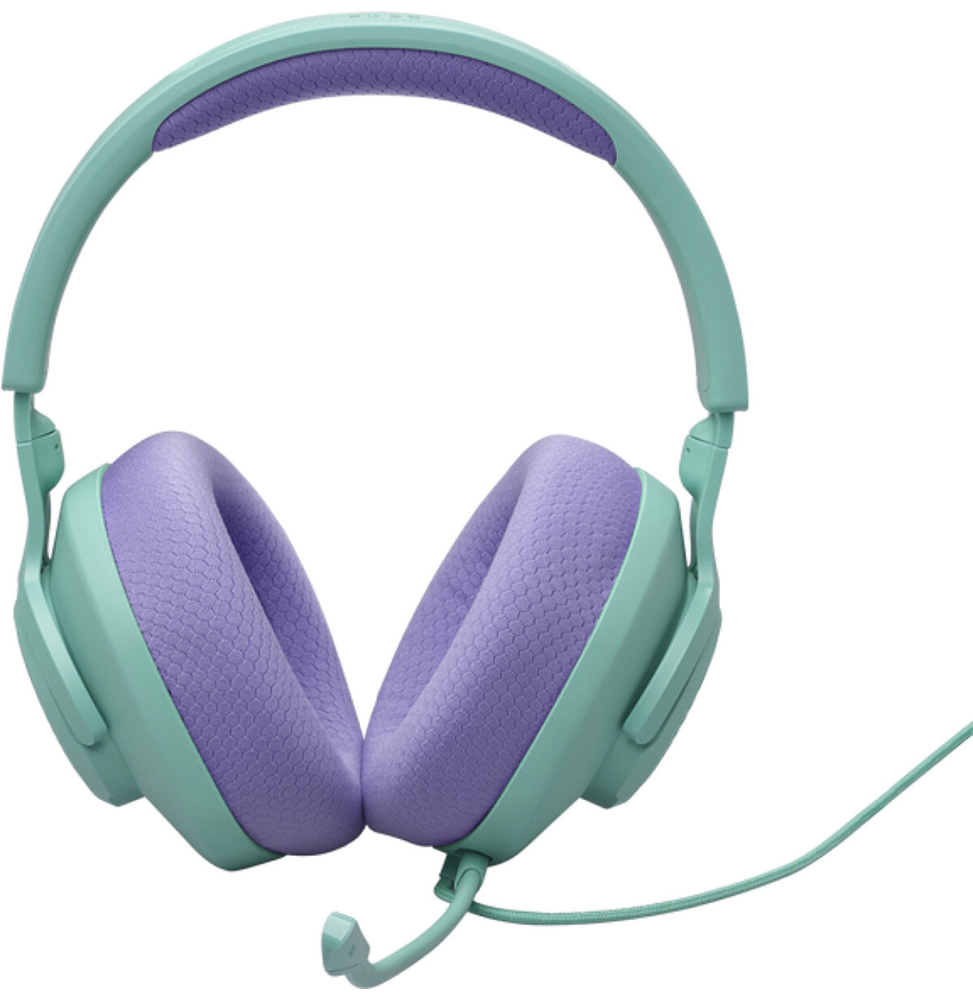 Casque Gaming JBL Quantum 100 M2 Cyan - Jack 3,5 mm (1200130015533)
