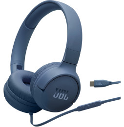 Casque Bluetooth JBL Tune 520C Bleu - USB-C (1200130023279)