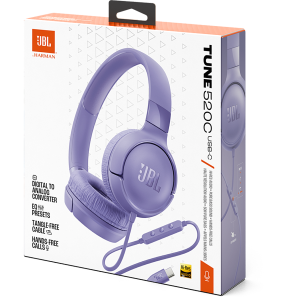 Casque Bluetooth JBL Tune 520C Violet - USB-C (1200130023286)