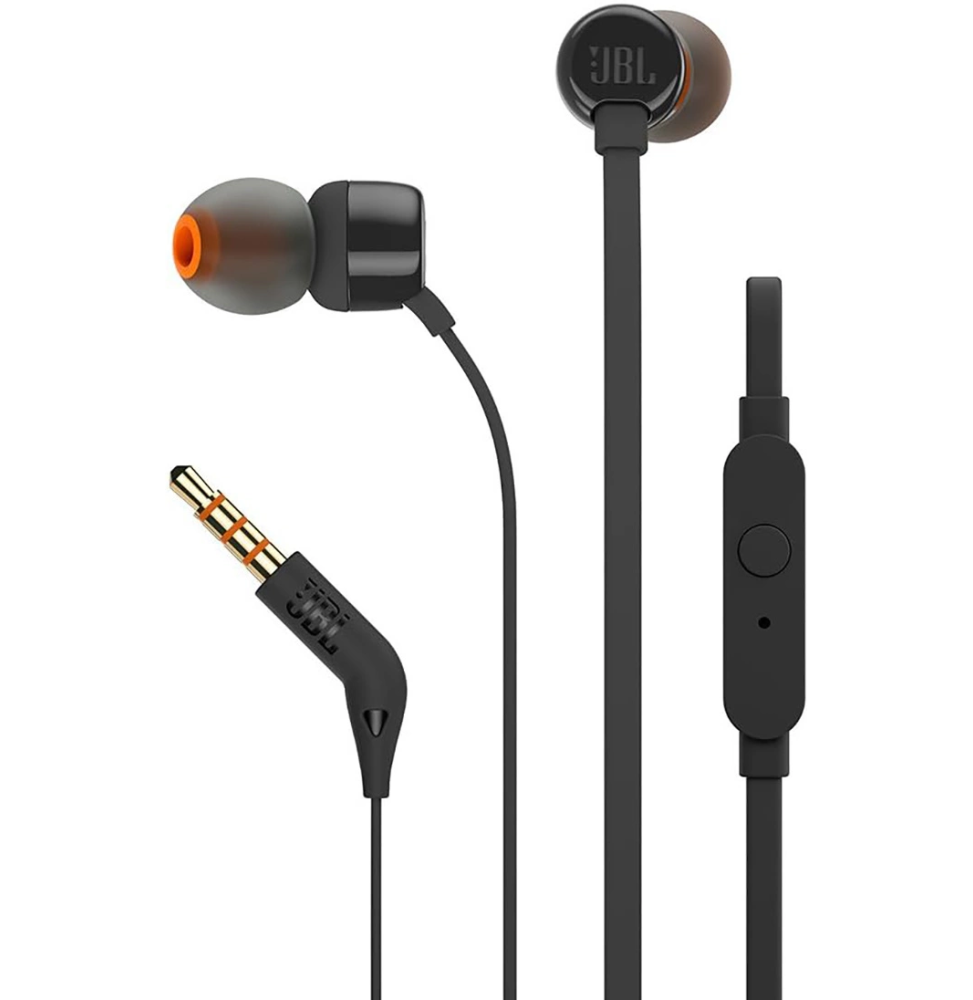 Écouteurs JBL T110 Noir - Jack 3,5 mm (6925281918926)